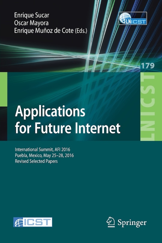 Front cover_Applications for Future Internet