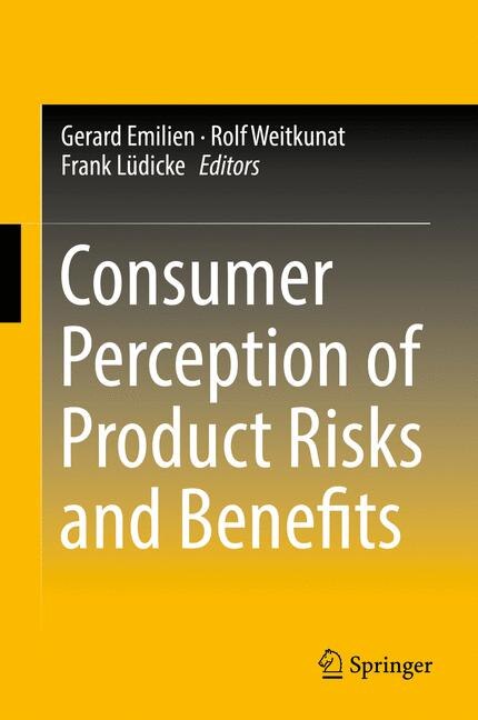 Front cover_Consumer Perception Of Product Risks And Benefits