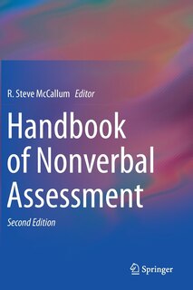 Front cover_Handbook Of Nonverbal Assessment