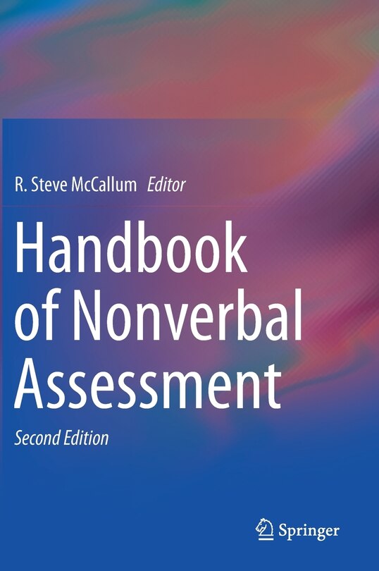Front cover_Handbook Of Nonverbal Assessment