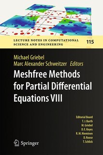 Couverture_Meshfree Methods For Partial Differential Equations Viii