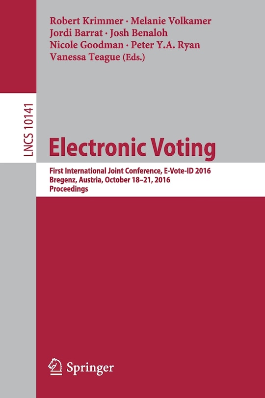 Front cover_Electronic Voting
