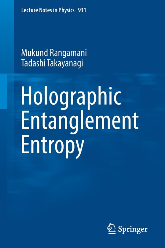 Front cover_Holographic Entanglement Entropy