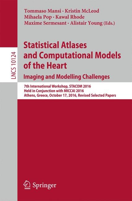 Front cover_Statistical Atlases and Computational Models of the Heart. Imaging and Modelling Challenges