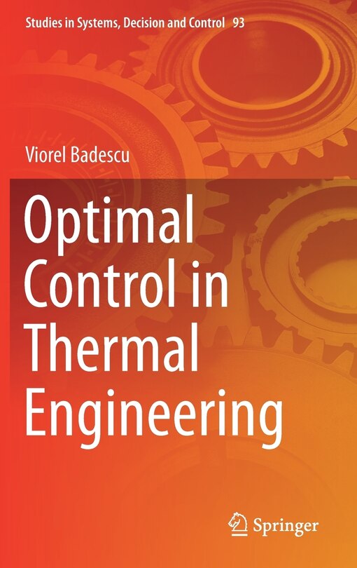 Couverture_Optimal Control In Thermal Engineering