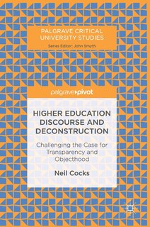Couverture_Higher Education Discourse And Deconstruction