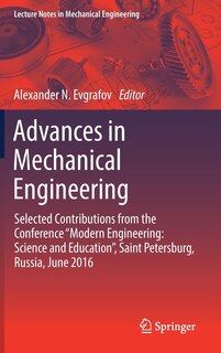 Front cover_Advances in Mechanical Engineering