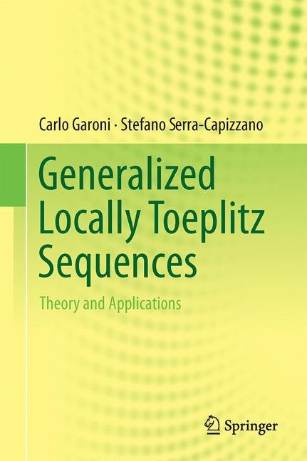 Front cover_Generalized Locally Toeplitz Sequences