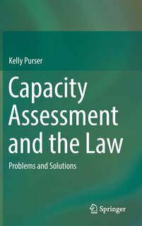 Front cover_Capacity Assessment And The Law