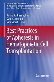 Couverture_Best Practices Of Apheresis In Hematopoietic Cell Transplantation