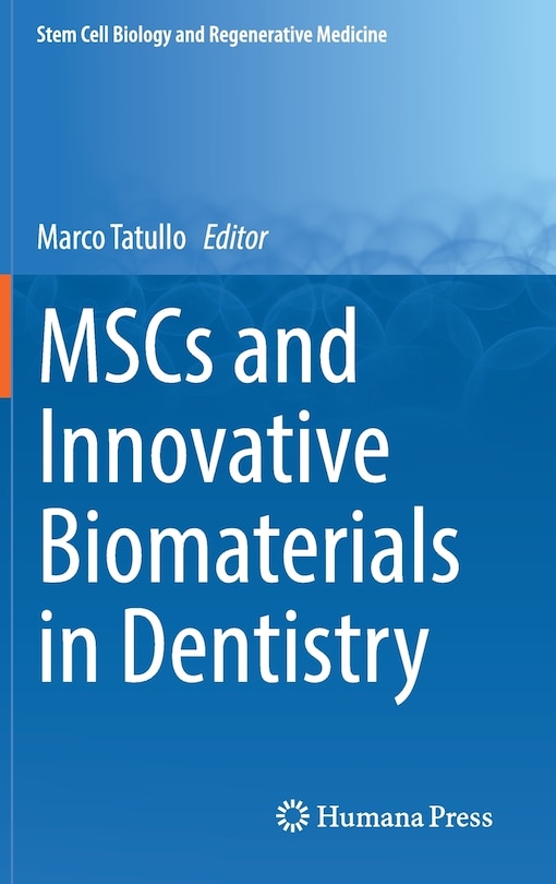 Couverture_Mscs And Innovative Biomaterials In Dentistry
