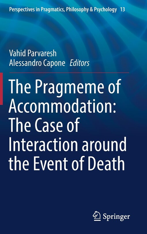 Front cover_Pragmeme of Accommodation
