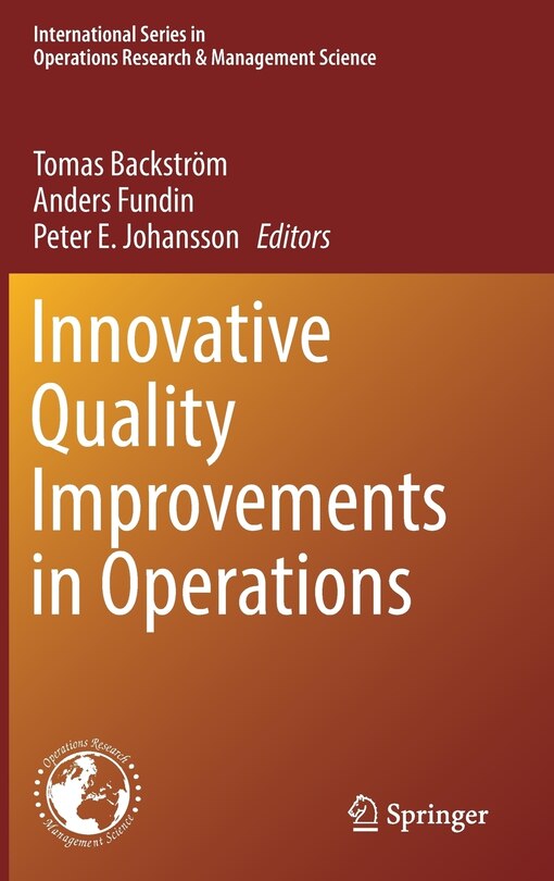 Front cover_Innovative Quality Improvements In Operations
