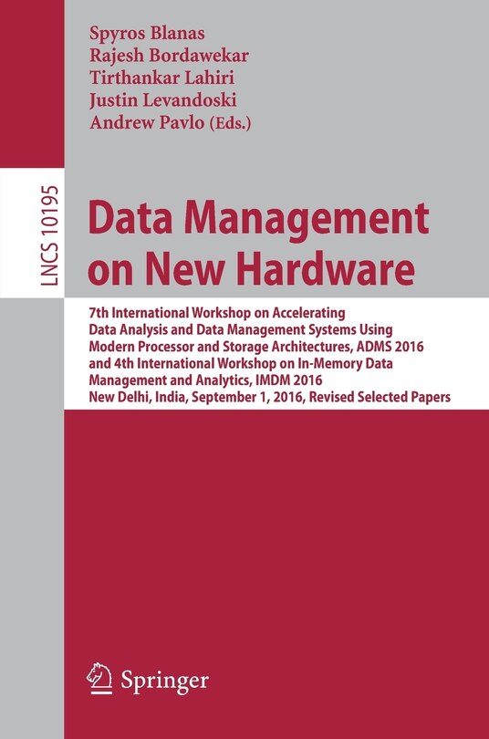 Front cover_Data Management on New Hardware