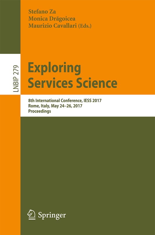 Front cover_Exploring Services Science