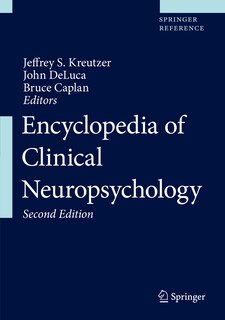 Front cover_Encyclopedia Of Clinical Neuropsychology