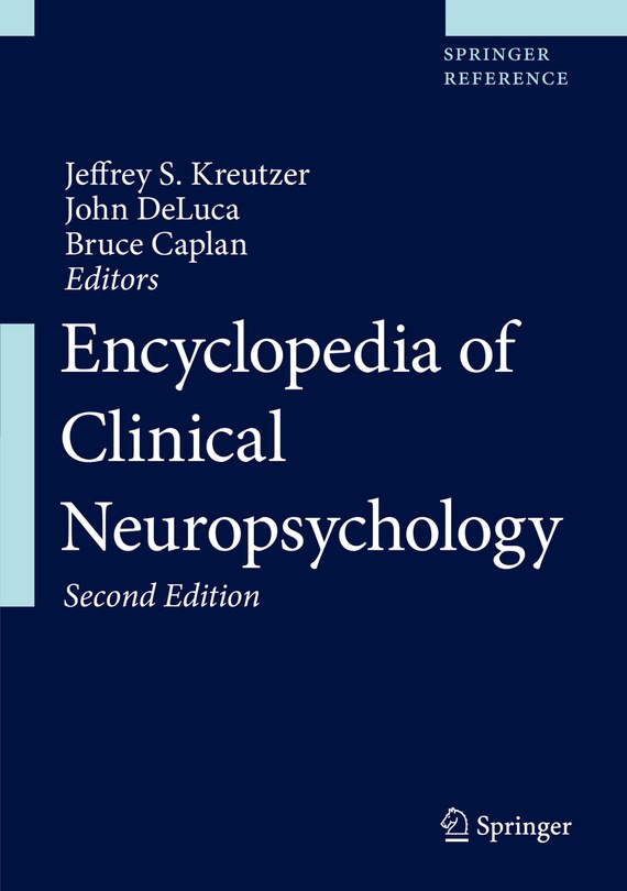 Front cover_Encyclopedia Of Clinical Neuropsychology