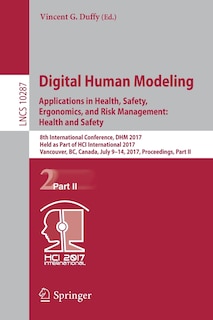 Couverture_Digital Human Modeling. Applications in Health, Safety, Ergonomics, and Risk Management