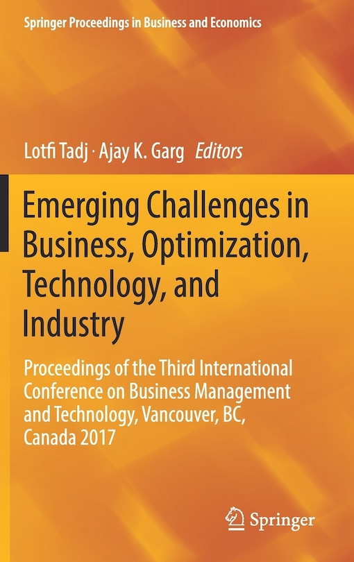 Couverture_Emerging Challenges in Business, Optimization, Technology, and Industry