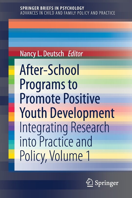 Couverture_After-school Programs To Promote Positive Youth Development