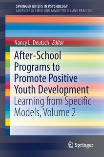 Front cover_After-school Programs To Promote Positive Youth Development