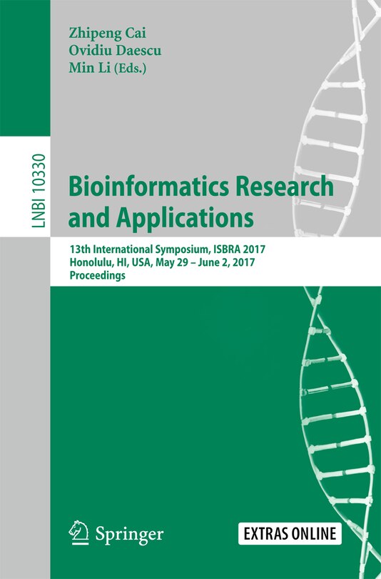 Bioinformatics Research And Applications: 13th International Symposium, Isbra 2017, Honolulu, Hi, Usa, May 29 - June 2, 2017, Proceedings