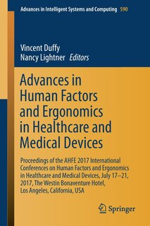 Couverture_Advances in Human Factors and Ergonomics in Healthcare and Medical Devices