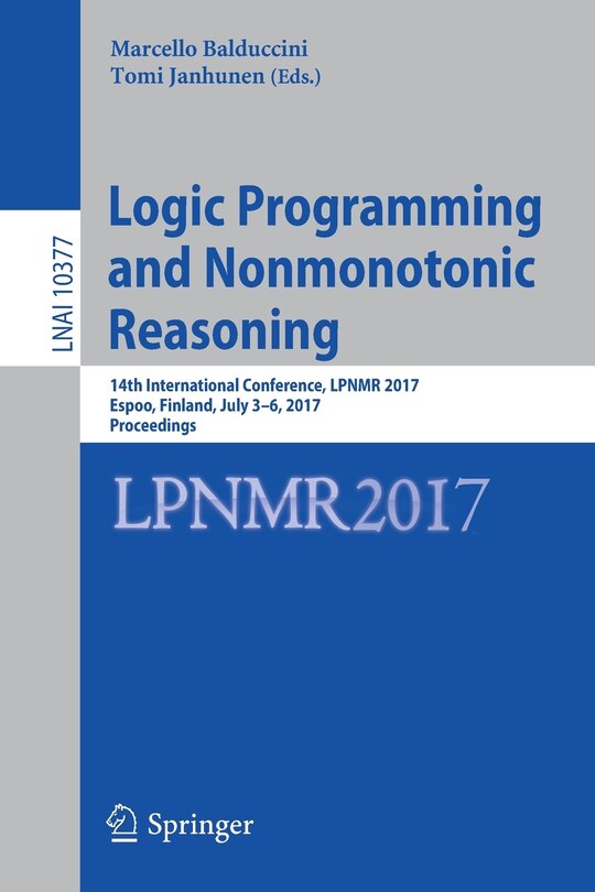 Front cover_Logic Programming And Nonmonotonic Reasoning