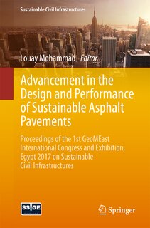 Couverture_Advancement in the Design and Performance of Sustainable Asphalt Pavements