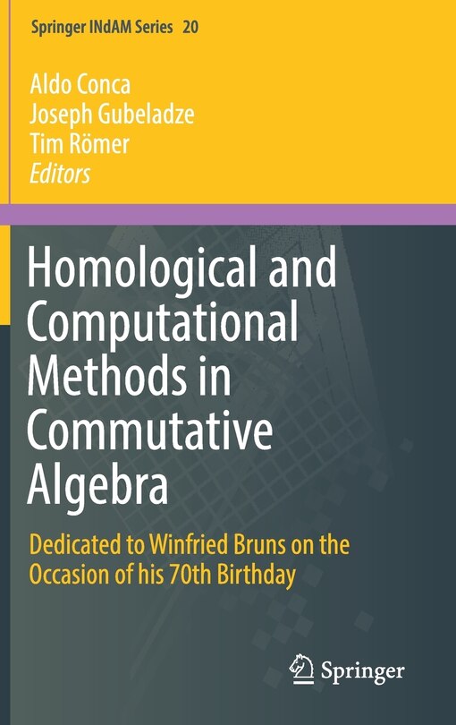 Couverture_Homological And Computational Methods In Commutative Algebra