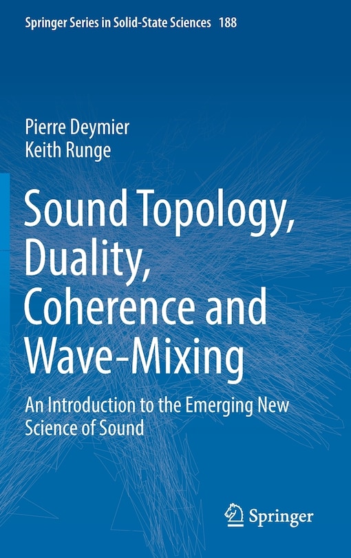 Couverture_Sound Topology, Duality, Coherence And Wave-mixing