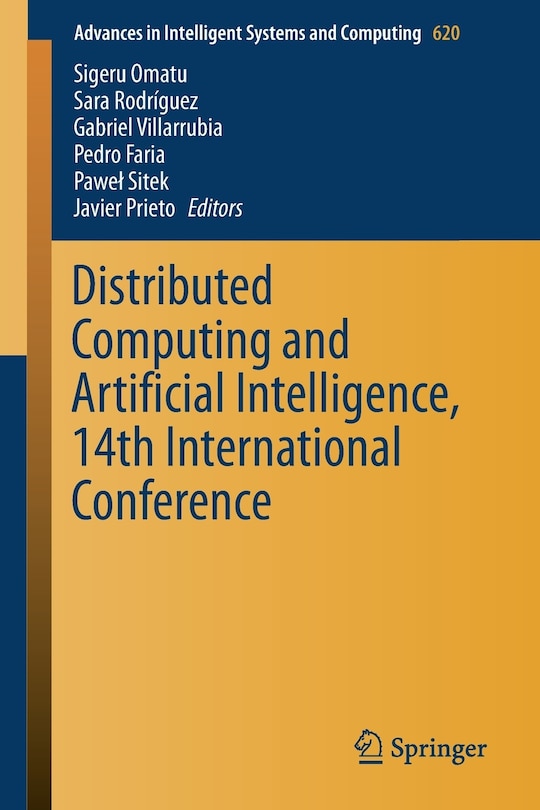Couverture_Distributed Computing And Artificial Intelligence, 14th International Conference