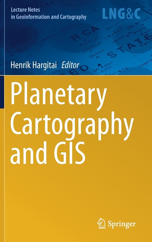 Front cover_Planetary Cartography And Gis