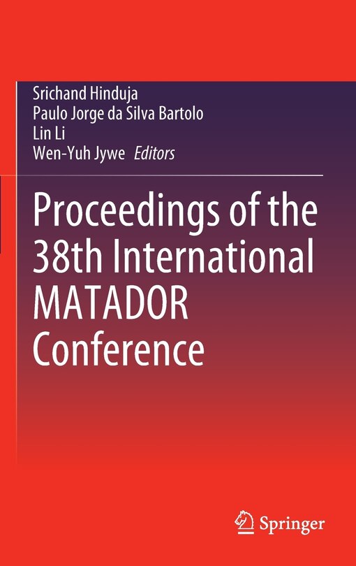 Front cover_Proceedings Of The 38th International Matador Conference