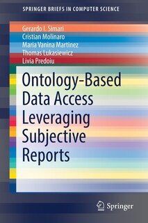 Front cover_Ontology-based Data Access Leveraging Subjective Reports