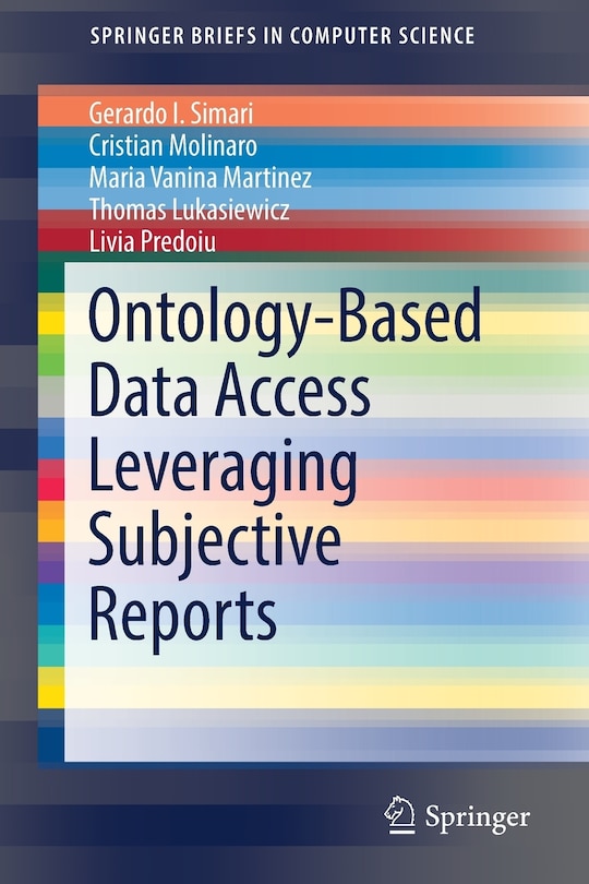 Front cover_Ontology-based Data Access Leveraging Subjective Reports
