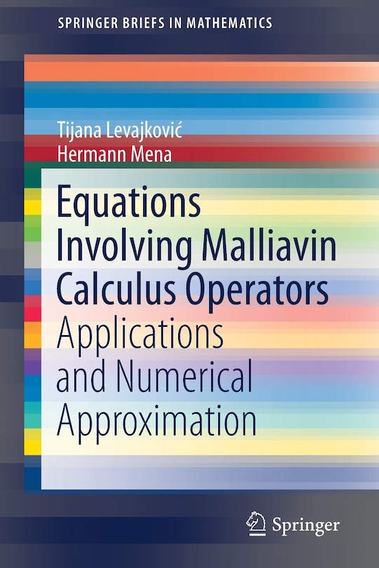 Couverture_Equations Involving Malliavin Calculus Operators