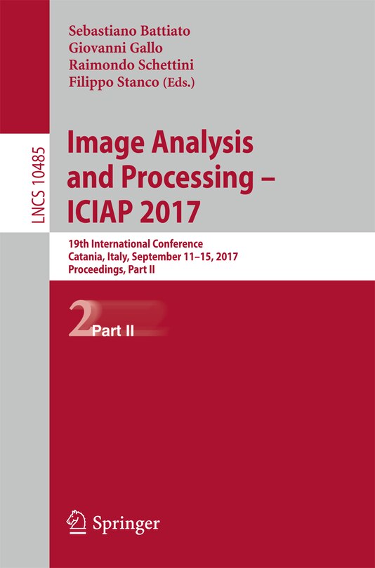 Couverture_Image Analysis And Processing - Iciap 2017