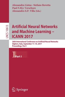 Couverture_Artificial Neural Networks and Machine Learning - ICANN 2017