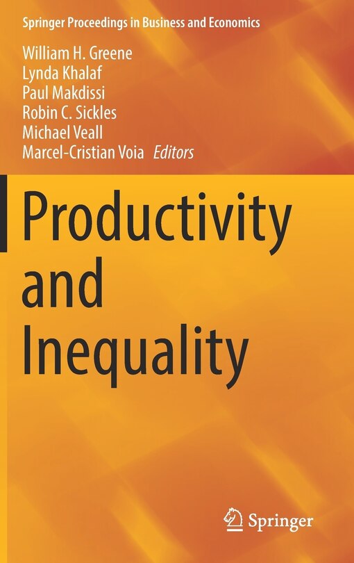 Couverture_Productivity And Inequality