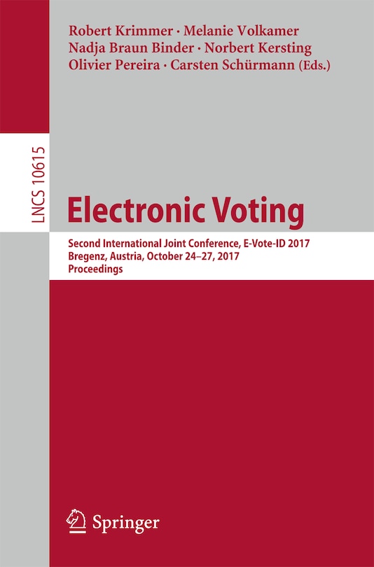 Front cover_Electronic Voting