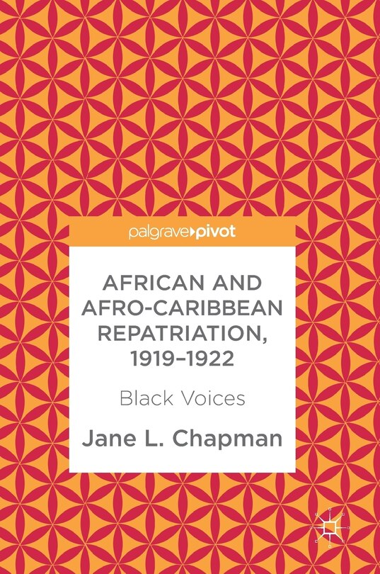 Couverture_African And Afro-caribbean Repatriation, 1919-1922