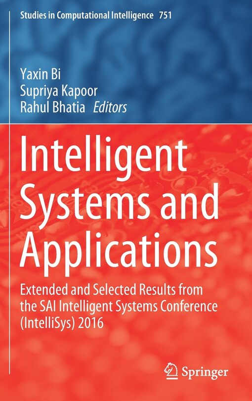 Couverture_Intelligent Systems And Applications