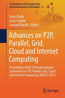 Couverture_Advances on P2P, Parallel, Grid, Cloud and Internet Computing