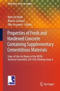 Couverture_Properties Of Fresh And Hardened Concrete Containing Supplementary Cementitious Materials