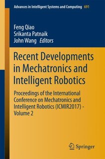 Couverture_Recent Developments in Mechatronics and Intelligent Robotics