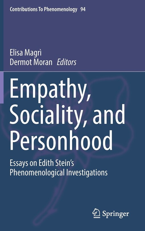Front cover_Empathy, Sociality, And Personhood