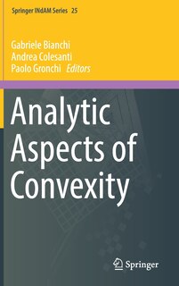 Couverture_Analytic Aspects Of Convexity