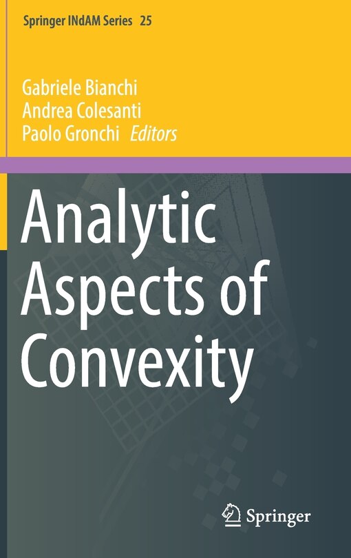 Couverture_Analytic Aspects Of Convexity