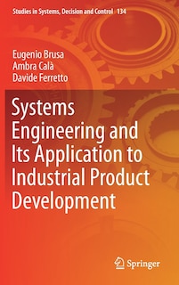 Couverture_Systems Engineering And Its Application To Industrial Product Development